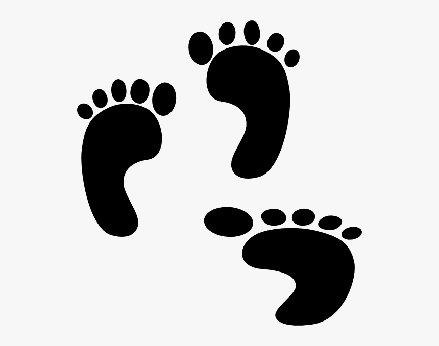 Transparent Baby Footprint Clipart - Foot Print Clipart, HD Png Download