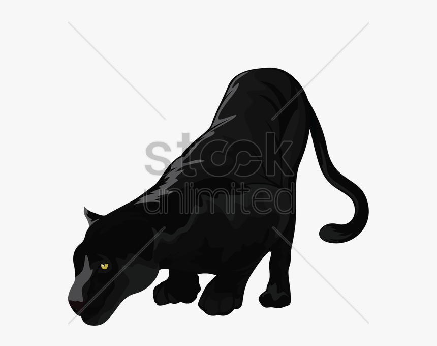 Black Panther Clipart Black Panther Black Cat - Illustration, HD Png Download