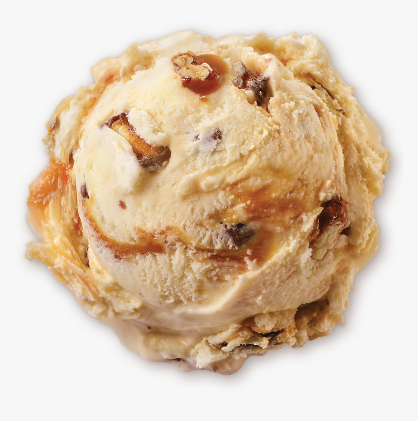 Homemade Brand Caramel Pretzel Crunch Ice Cream Scoop - Caramel Crunch Ice Cream, HD Png Download