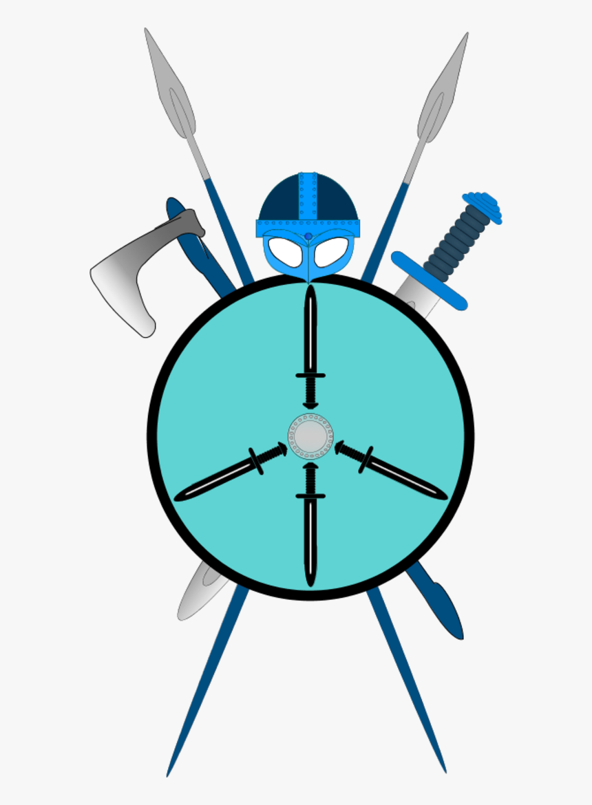 Sword Shield Ax Spear - Buddhism Drawing, HD Png Download