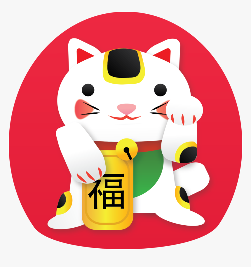 28 Collection Of Lucky Cat Clipart - Chinese Lucky Cat Png, Transparent Png