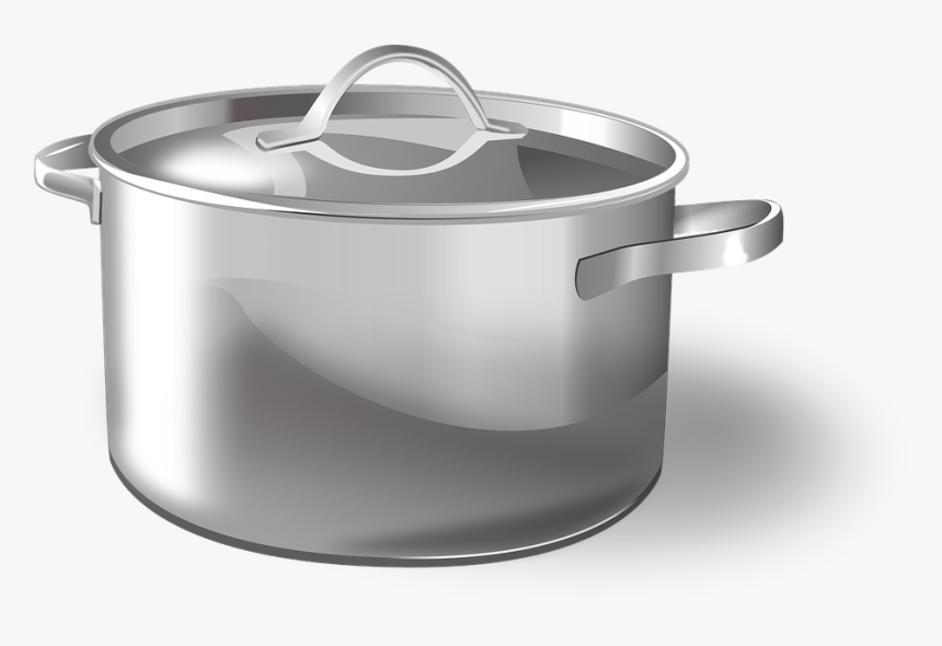 Cooking Pot, Sauce Pan, Pot, Cooking, Kitchen - Clip Art Pot, HD Png Download
