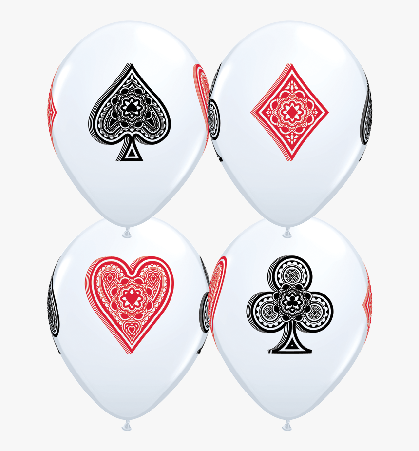 Card Suits Balloons - Balloon, HD Png Download