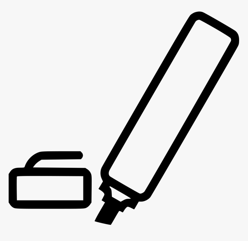 Marker Sketchpen Study School Red Highlight Pentel, HD Png Download