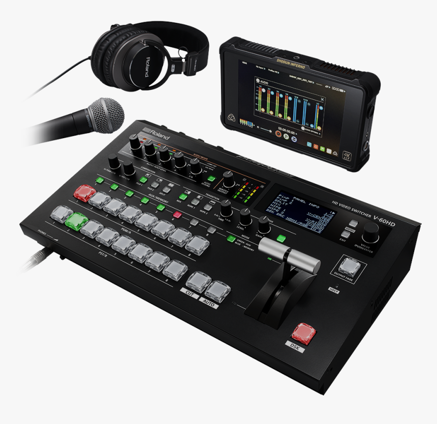 V-60hd - Switcher Audio Video Roland, HD Png Download