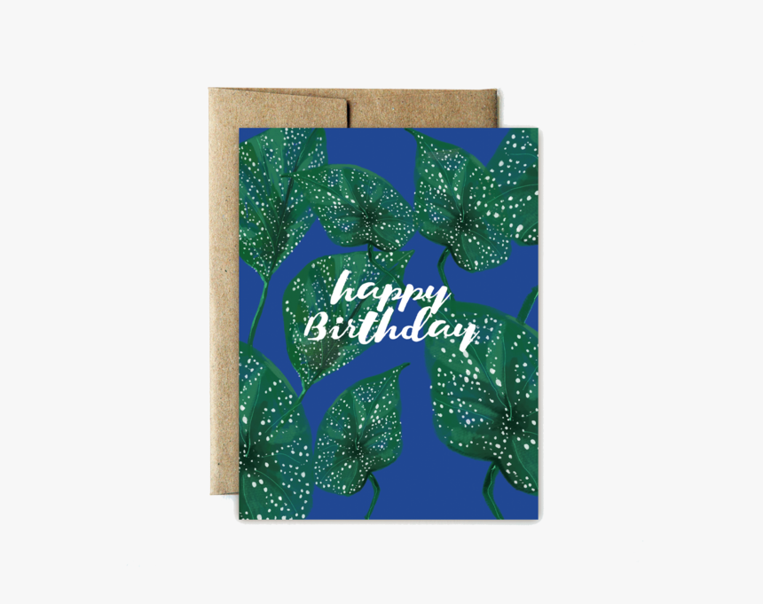Spotted Leaf Birthday - Christmas Card, HD Png Download