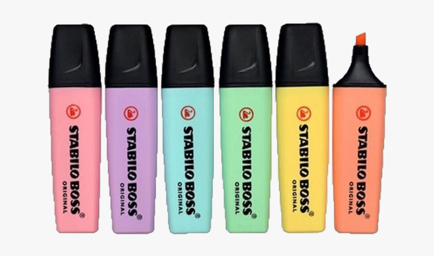 Aesthetic Highlighters Png, Transparent Png