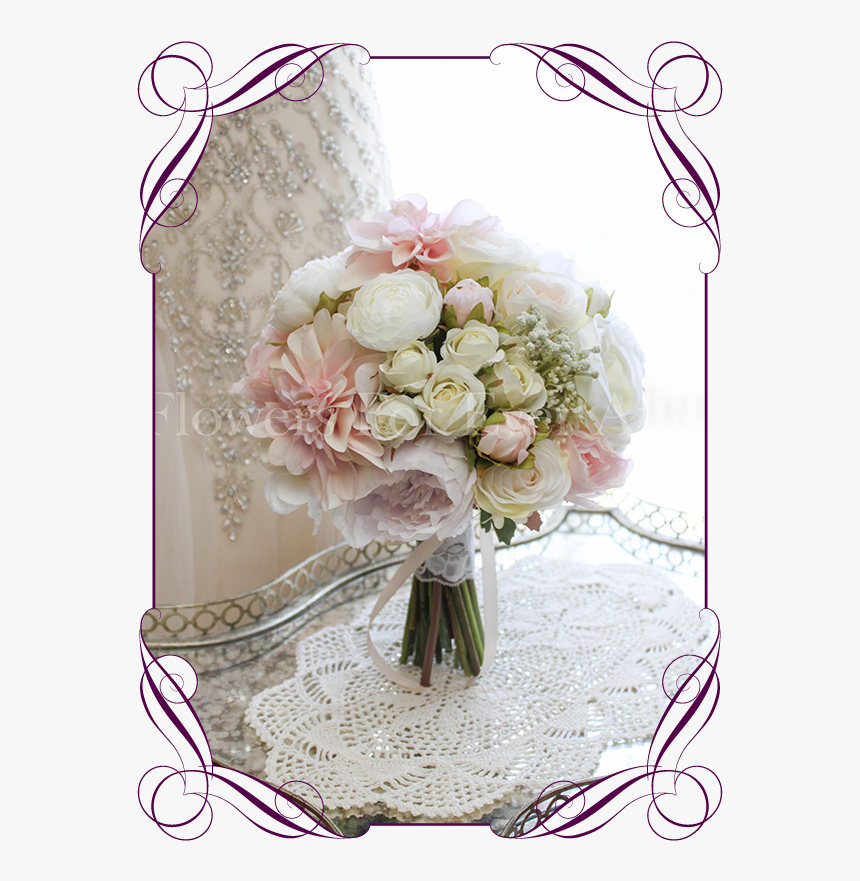 Clip Art Baby Breath Wedding Bouquets - Wedding Basket For Flower Girl, HD Png Download