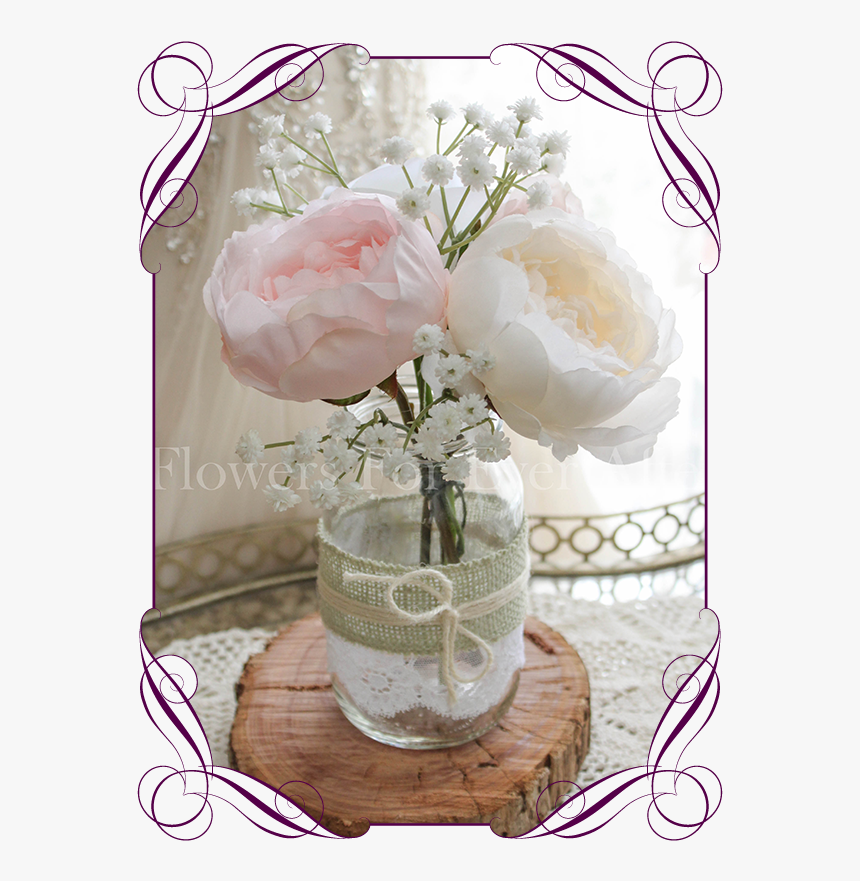 Clip Art Mason Jar With Babys Breath - Fake Wedding Bouquets Australia, HD Png Download