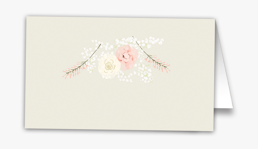 Floral Baby S Breath Wedding Escort Seating Cards - Illustration, HD Png Download