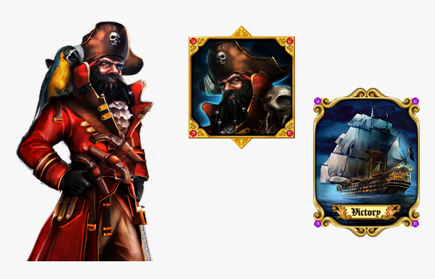 Blackbeared’s Gold Slot Game, HD Png Download