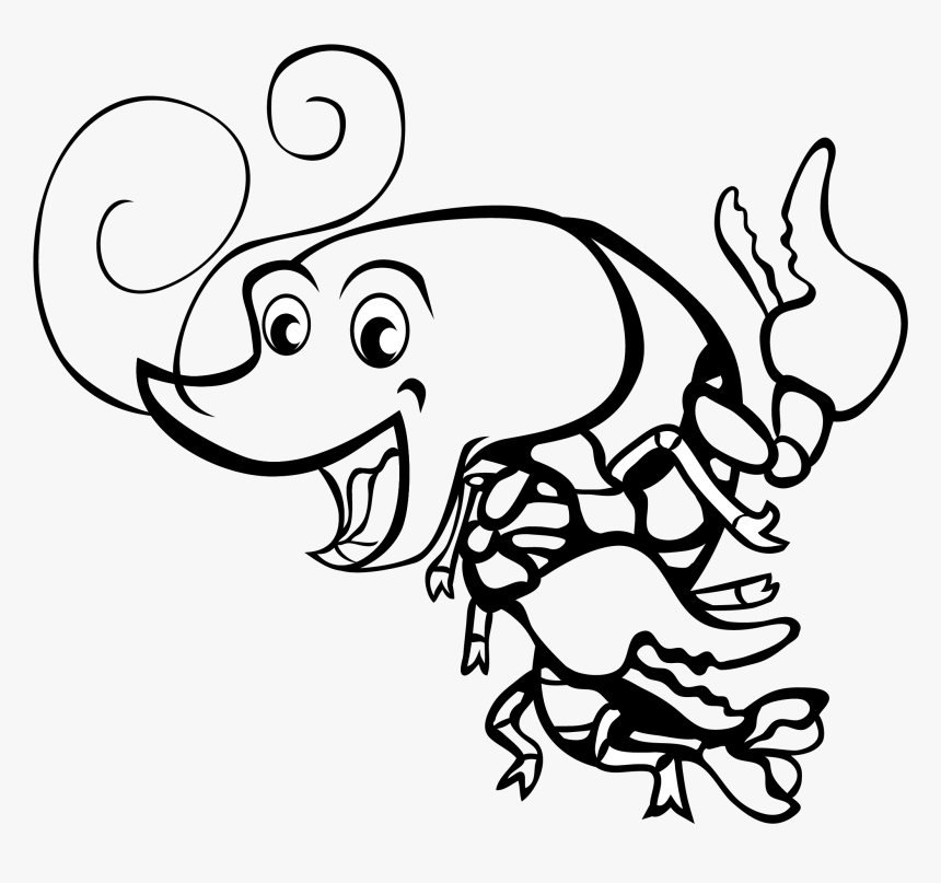 Transparent Crawfish Png - Udang Vector Kerwn, Png Download