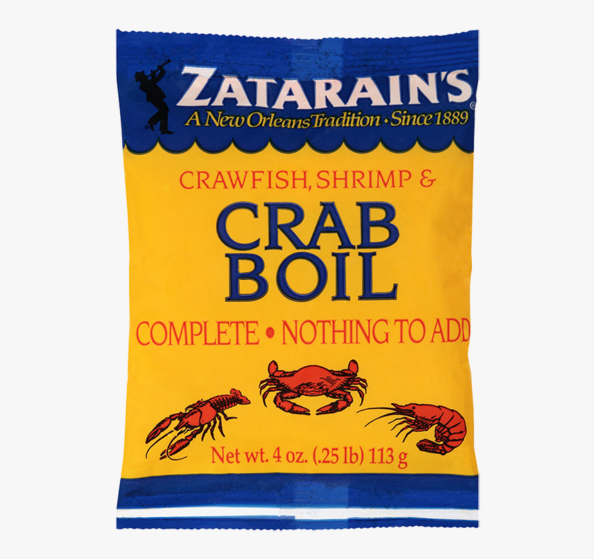 Zatarain S® Crawfish, Shrimp And Crab Boil - Zatarain's Crab Boil, HD Png Download