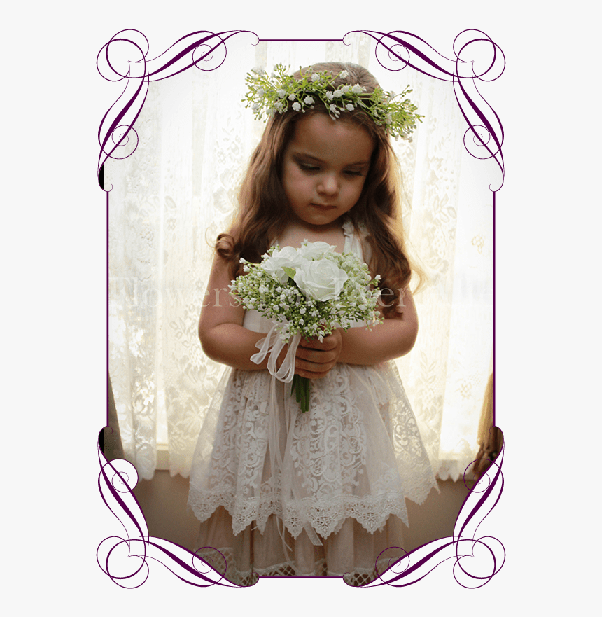 Transparent Baby S Breath Png - Flower Girl Babys Breath, Png Download
