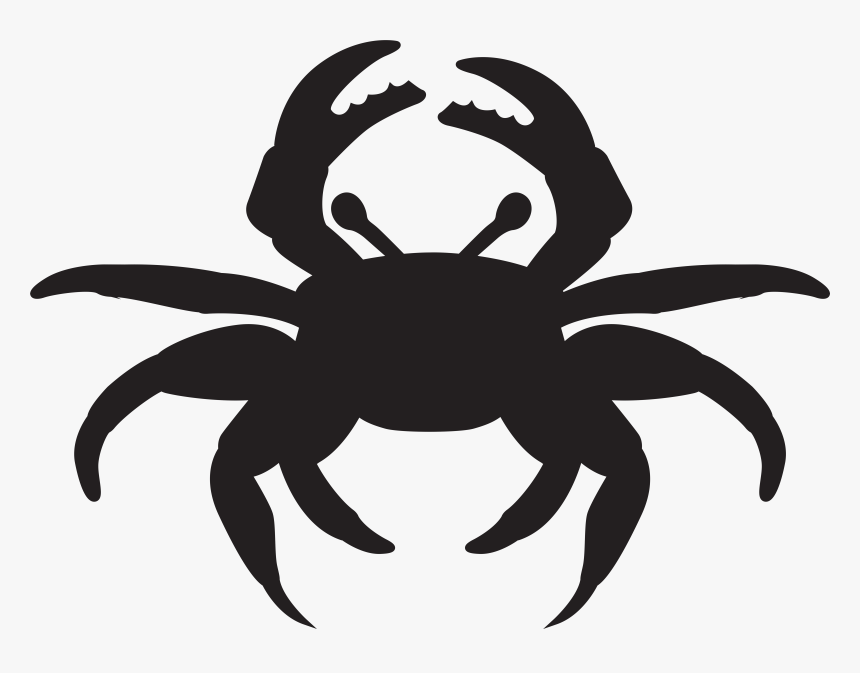 Crab Silhouette Png Clip - Silueta De Cangrejo Png, Transparent Png