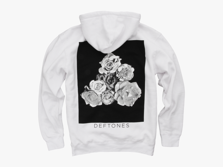 Roses White Pullover Sweatshirt - Deftones Vinyl Collection, HD Png Download