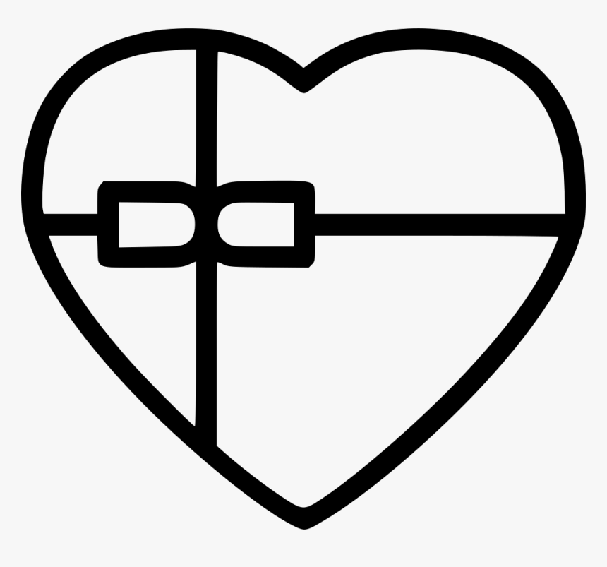 Chocolate Ribbon Box Png - Cross, Transparent Png