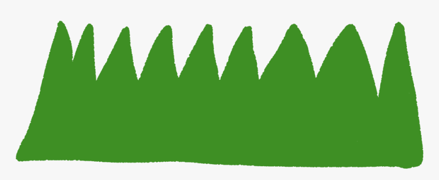 Grass Silhouette Clip Art - صورة عشب للتلوين, HD Png Download