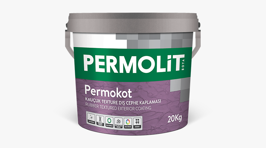 Permokot Kauçuk Texture Dış Cephe Kaplaması - Permolit Tavan Boyası, HD Png Download