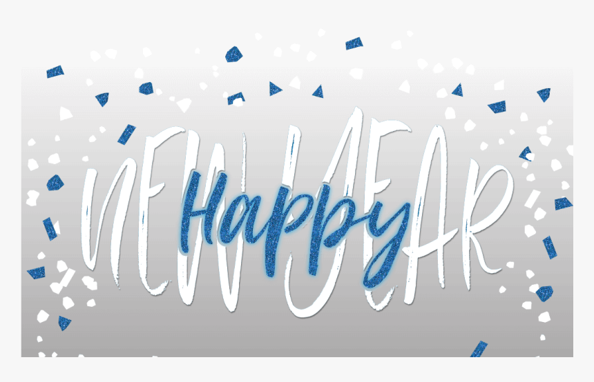 Transparent Blue Confetti Png - Calligraphy, Png Download
