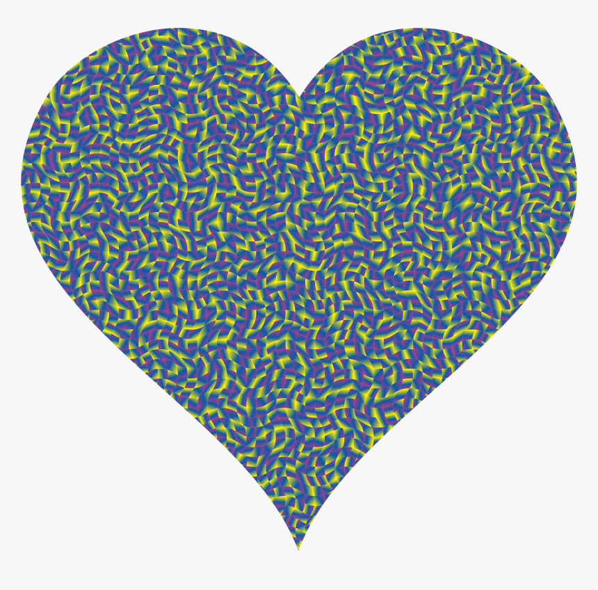 Colorful Confetti Heart 7 Clip Arts - Birthday Confetti In Heart, HD Png Download