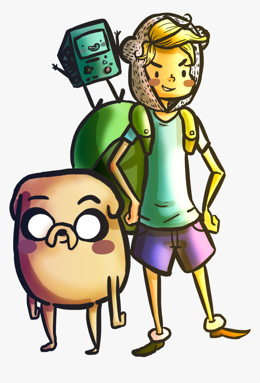 Finn, Jake And Bmo - Finn Et Jake, HD Png Download