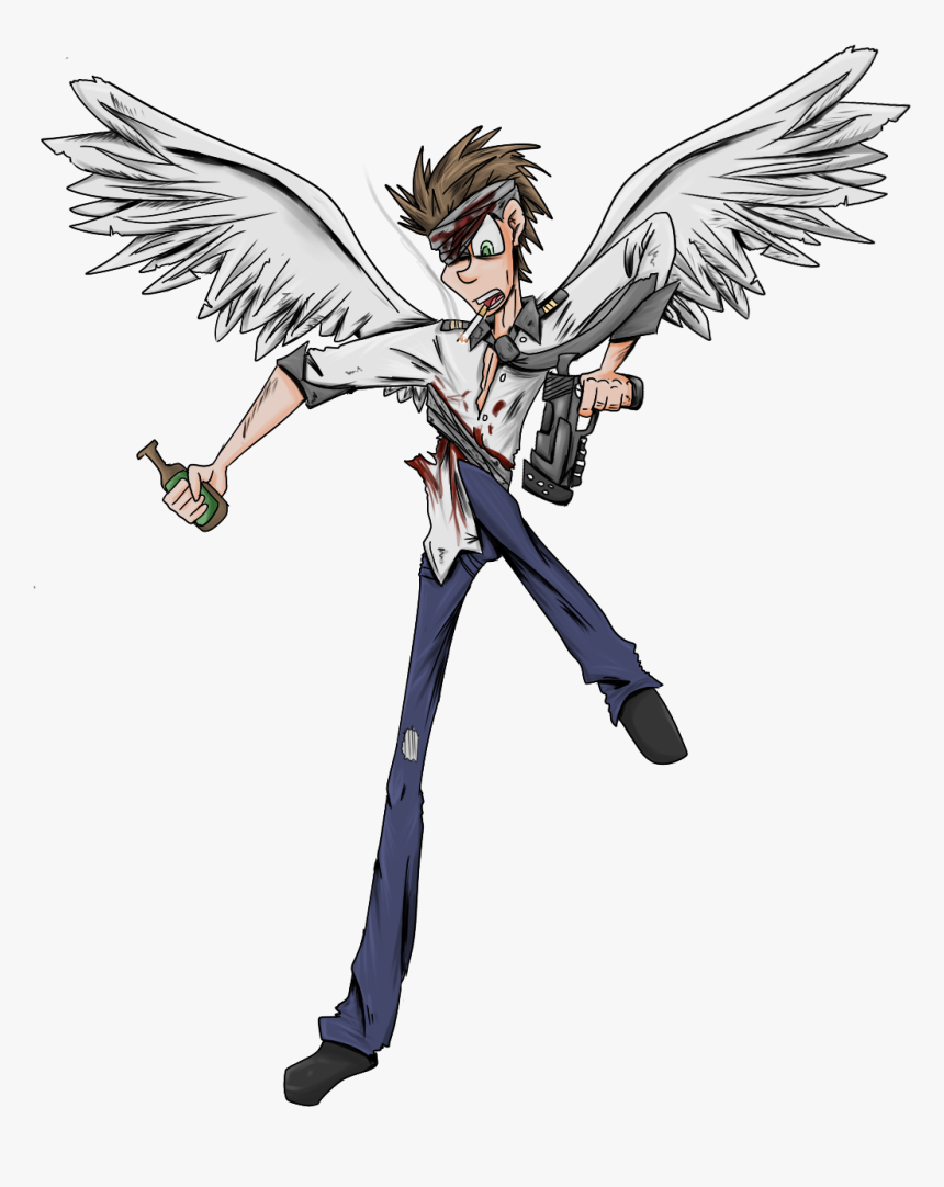The Guardian Angel - Cartoon, HD Png Download