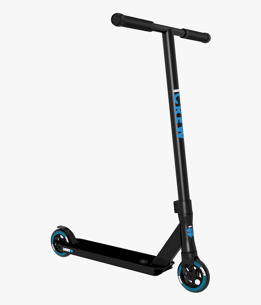 3 Wheel Kick Scooter Png Images Hd - Black Lucky Crew Scooter, Transparent Png