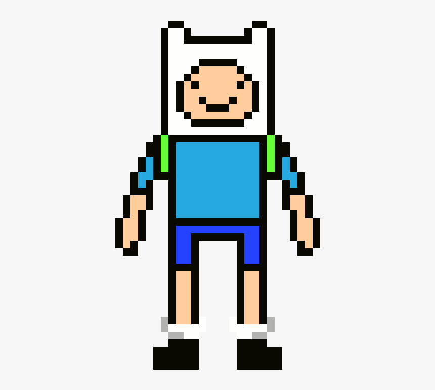 Adventure Time Finn Pixel, HD Png Download
