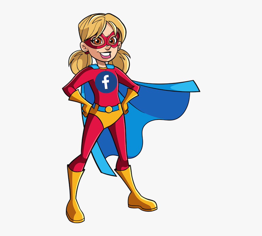 Facebook Superhero, HD Png Download