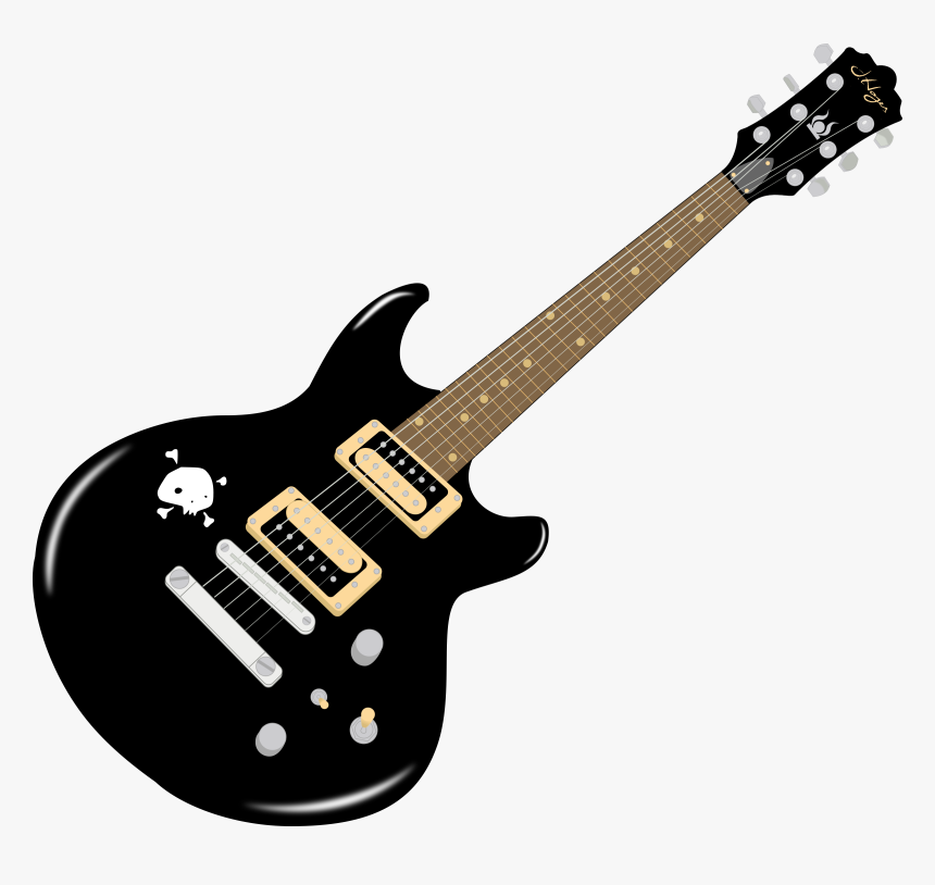 Clipart - Rock Guitar Clip Art, HD Png Download