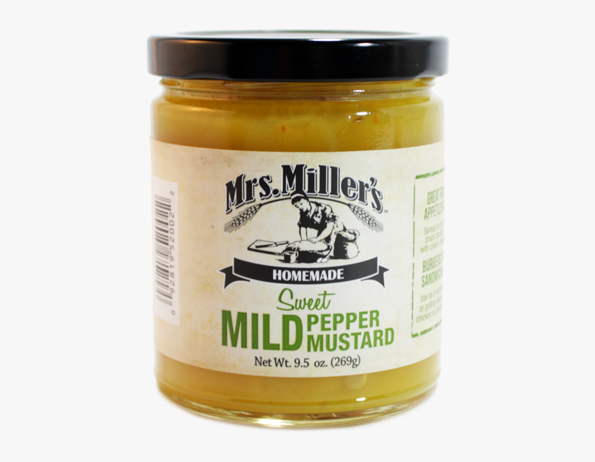Mild Pepper Mustard - Mrs Miller's Hot Pepper Mustard, HD Png Download