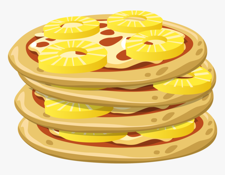 Cuisine,food,fruit - Transparent Pineapple Pizza Clipart, HD Png Download