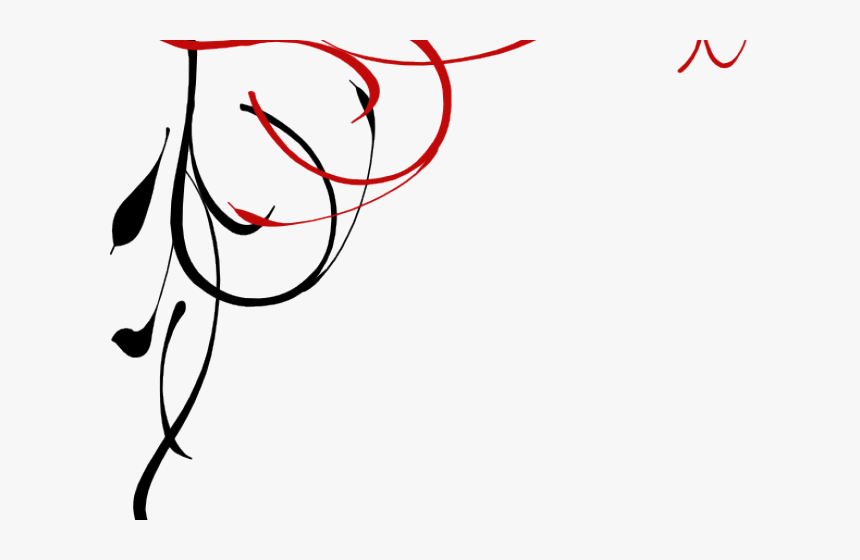 Decorative Border Clipart Half - Pink And Blue Border Design, HD Png Download