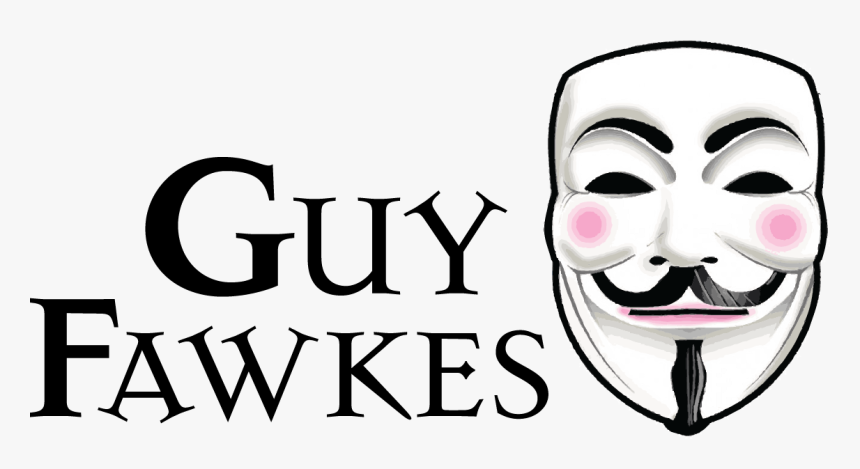 Black Abbey Guy Fawkes - Mask, HD Png Download