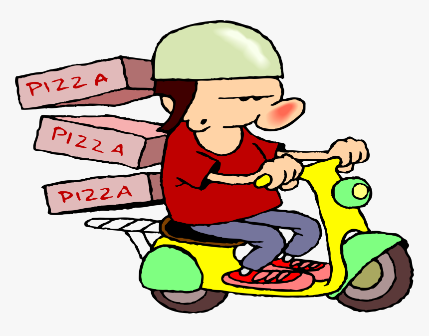 Domino S Pizza Clipart - Pizza Delivery Clipart, HD Png Download