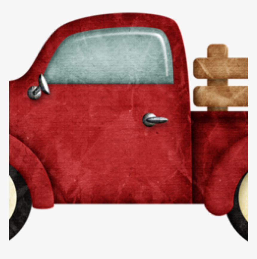 Old Truck Png - Red Truck Clip Art, Transparent Png