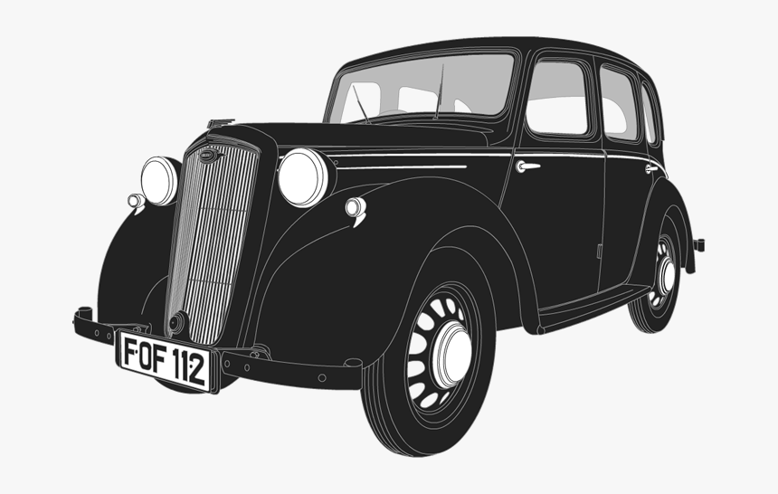 Wolseley Eight - 1940s Car Png, Transparent Png