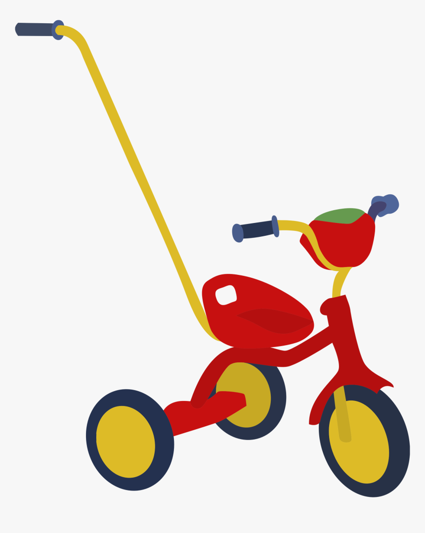 Red Tricycle - Kid Trike Clip Art, HD Png Download