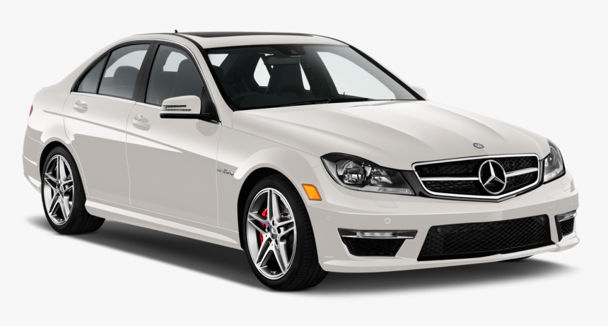 Polar White Mercedes Benz C Class 2014 Car Png Clipart - C63 Amg W204 Coupe, Transparent Png