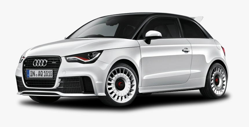 White Audi A1 Png Car Image - Audi A1 Png, Transparent Png