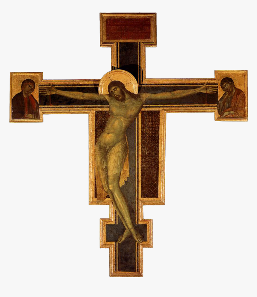 Best Crucifix Png Clipart - Cimabue Crucifix, Transparent Png
