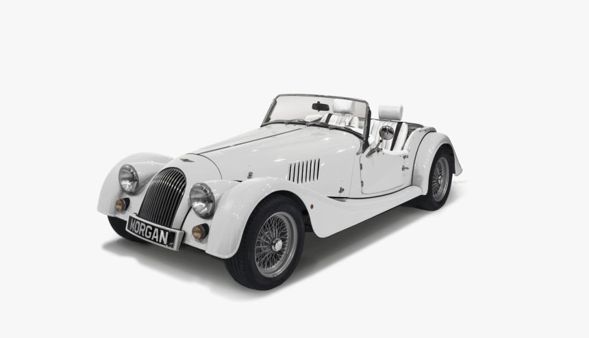 Vintage White Car Png, Transparent Png