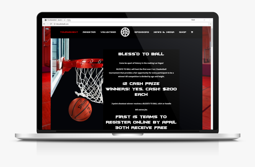 Basketball Website Design, HD Png Download