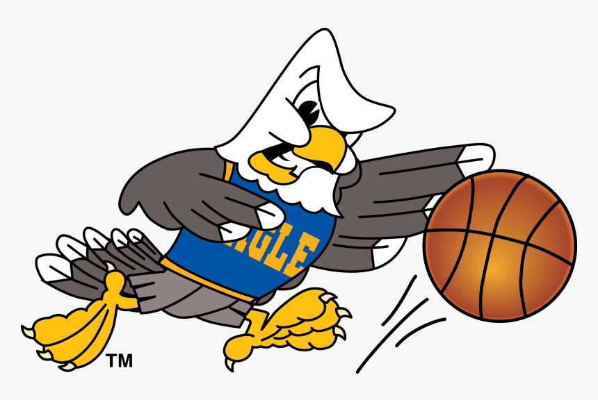 Eagle Basketball Player Cartoon, HD Png Download
