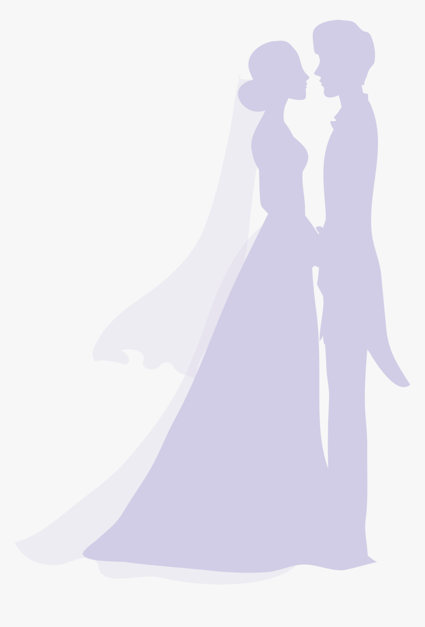 Marriage Silhouette Wedding - 结婚 剪影, HD Png Download