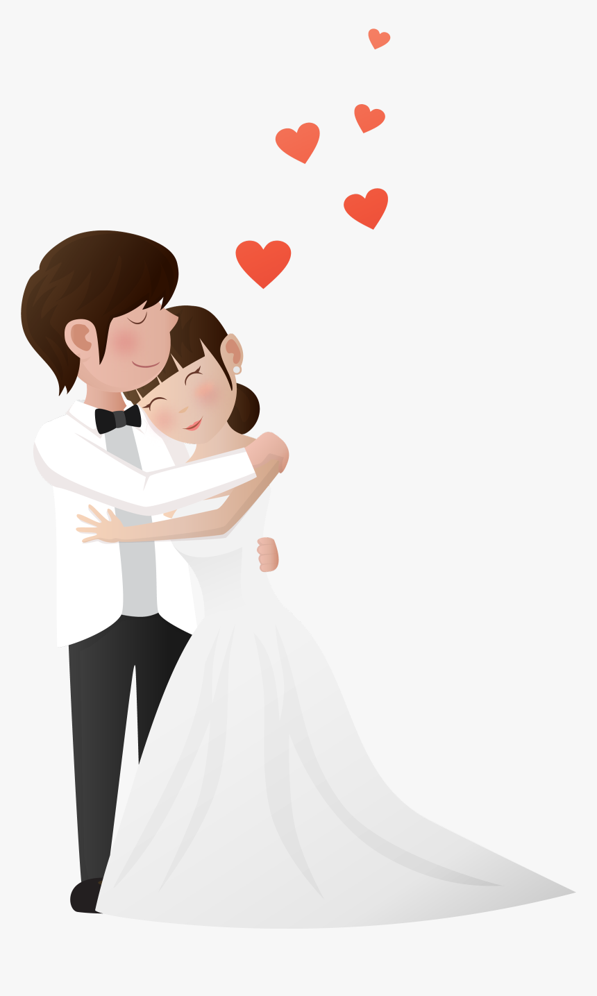 Wedding Couple Romance - Wedding Couple Vector Png, Transparent Png
