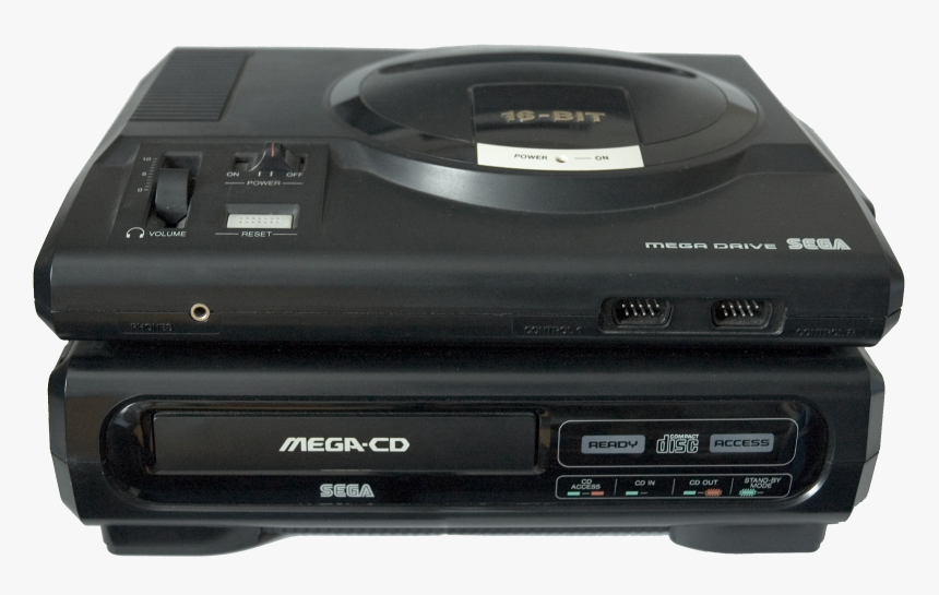 Sega Cd Png - Sega Mega Cd, Transparent Png