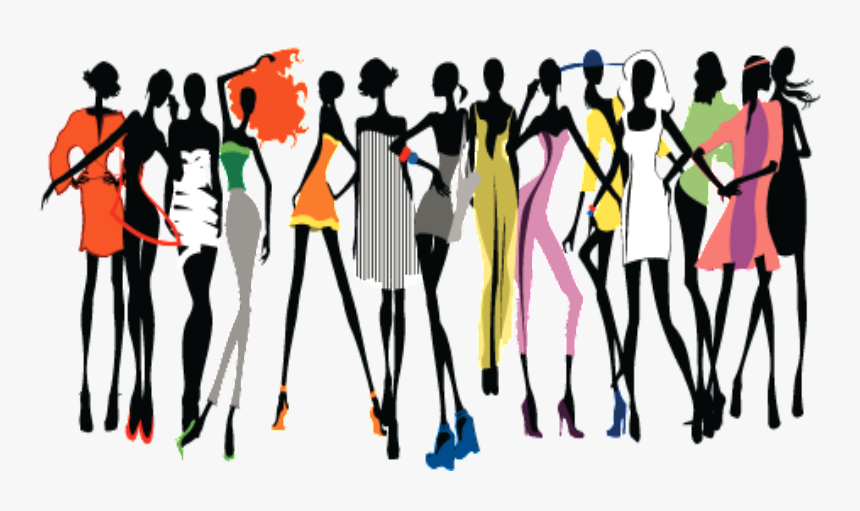 Runway Fashion Show Model Clip Art - Fashion Png, Transparent Png