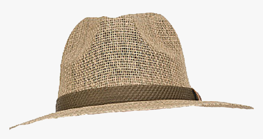 Natural & Neutral Mens Fashion Shaped Burlap Tabacco - Fedora, HD Png Download